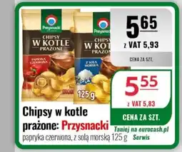Eurocash Chipsy w kotle prażone: Przysnacki oferta