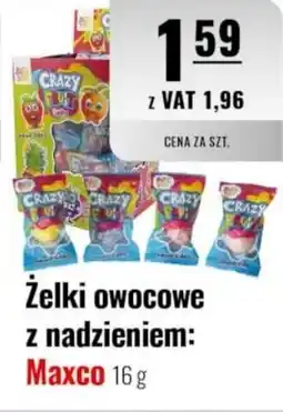 Eurocash Żelki owocowe z nadzieniem: Maxco oferta