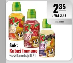 Eurocash Sok: Kubuś Immuno oferta