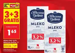Biedronka Mleko Mleczna Dolina oferta