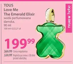 Hebe Woda perfumowana damska tous oferta