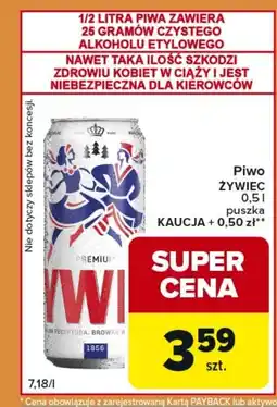 Carrefour Express Piwo Żywiec oferta