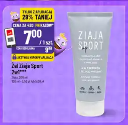 Polomarket Żel Ziaja Sport 2w1 oferta