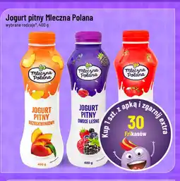 Polomarket Jogurt pitny Mleczna Polana, wybrane rodzaje oferta