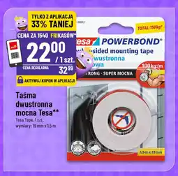 Polomarket Taśma dwustronna mocna Tesa 1,5 m x 19 mm oferta