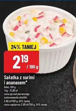 Polomarket Sałatka z surimi i ananasem Seko oferta