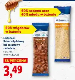 Lidl Baton migdałowy oferta