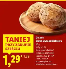 Lidl Bułka wysokobiałkowa oferta