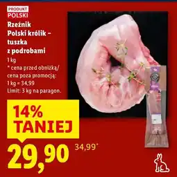 Lidl Królik polski - tuszka z podrobami oferta