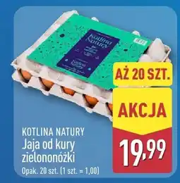 ALDI Jaja od kury zielononóżki 20 szt oferta