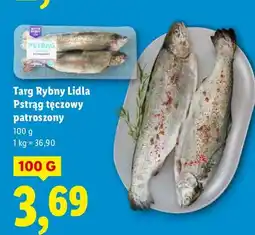 Lidl Pstrąg tęczowy patroszony oferta