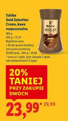 Lidl Kawa Gold Selection Crema rozpuszczalna oferta
