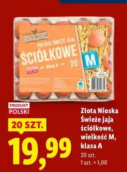Lidl Świeże jaja ściółkowe, wielkość M, klasa A oferta