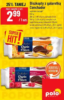 Polomarket Biszkopty z galaretką Conchador oferta