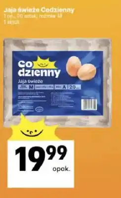 Delikatesy Centrum Jaja świeże Codzienny 10 szt. rozmiar M, L 1zł/szt oferta