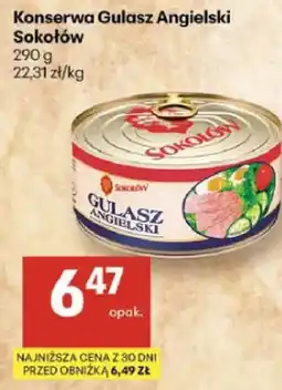Delikatesy Centrum Konserwa Gulasz Angielski Sokołów oferta