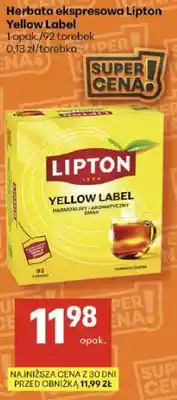 Delikatesy Centrum Herbata ekspresowa Lipton Yellow Label oferta