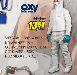 Unimet Bhp c210 l-bhp c210 xxl kombinezon ochronny oxychem c210 mpfl 63g. oferta