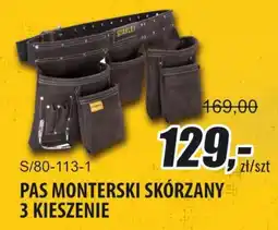 Unimet Pas monterski skórzany 3 kieszenie oferta