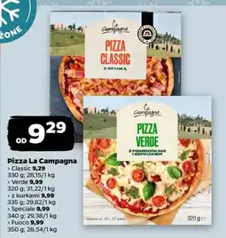 Netto Pizza La Campagna (Classic, Verde, z kurkami, Speciale, Fuoco) oferta
