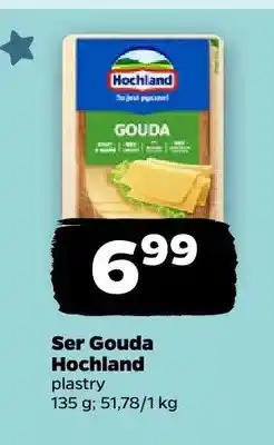Netto Ser Gouda Hochland plastry oferta