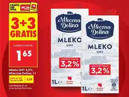 Biedronka Mleko UHT 3,2% Mleczna Dolina, 1 l oferta