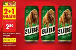 Biedronka Piwo Żubr Jasne Pełne 6x500 ml oferta