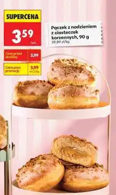 Biedronka Pączek z nadzieniem z ciasteczek korzennych, 90 g oferta