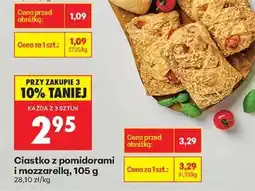Biedronka Ciastko z pomidorami i mozzarellą, 105 g oferta