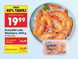 Biedronka Krewetki całe Marinero 400 g oferta