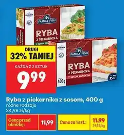 Biedronka Ryba z piekarnika z sosem, 400 g oferta