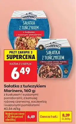 Biedronka Sałatka z tuńczykiem Marinero, 160 g oferta