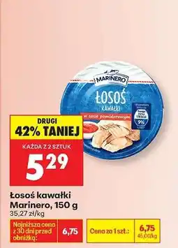 Biedronka Łosoś kawałki Marinero, 150 g oferta