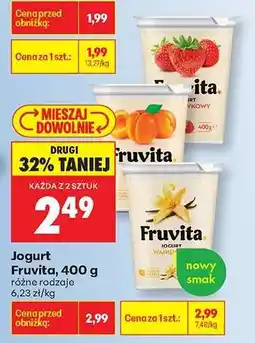 Biedronka Jogurt Fruvita, 400 g oferta