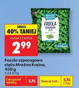 Biedronka Fasola szparagowa cięta Mrożna Kraina 450 g oferta