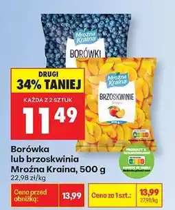 Biedronka Borówka lub brzoskwinia Mroźna Kraina, 500 g oferta