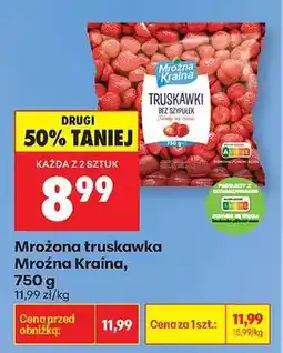 Biedronka Mrożona truskawka Mrożna Kraina, 750 g oferta