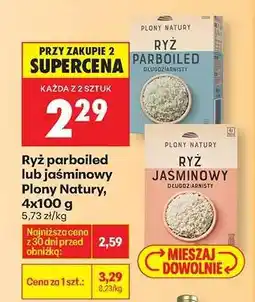 Biedronka Ryż parboiled lub jaśminowy Plony Natury, 4x100 g oferta