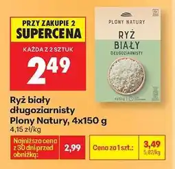 Biedronka Ryż biały długoziarnisty Plony Natury 4x150 g oferta