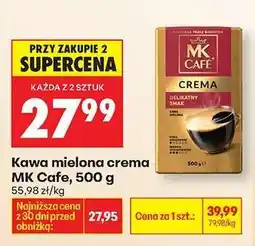 Biedronka Kawa mielona crema MK Cafe, 500 g oferta