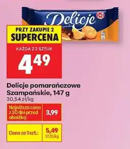 Biedronka Delicje pomarańczowe Szampańskie, 147 g oferta