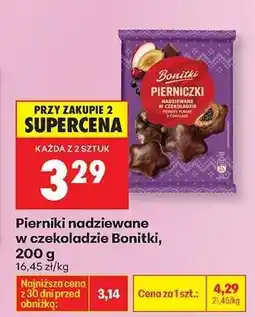 Biedronka Pierniki nadziewane w czekoladzie Bonitki, 200 g oferta