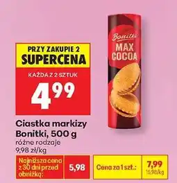 Biedronka Ciastka markizy Bonitki, 500 g oferta