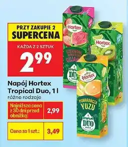 Biedronka Napój Hortex Tropical Duo, 1 l oferta