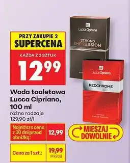 Biedronka Woda toaletowa Lucca Cipriano, 100 ml oferta
