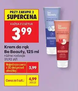 Biedronka Krem do rąk Be Beauty, 125 ml oferta