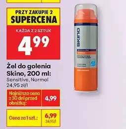 Biedronka Żel do golenia Skino, 200 ml oferta