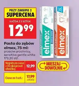 Biedronka pasta do zębów Elmex 75 ml oferta