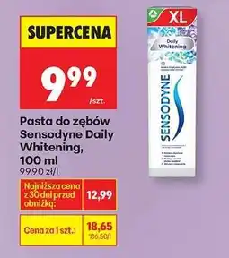 Biedronka PASTA DO ZĘBÓW SENSODYNE DAILY WHITENING, 100 ML oferta