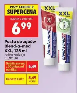 Biedronka Pasta do zębów blend-a-med XXL, 125 ml oferta